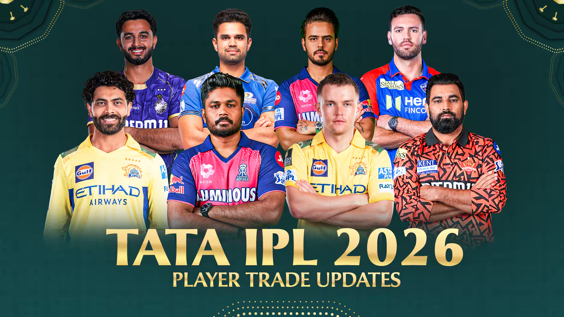 IPL 2026 all teams and captains - Bet on swamiji99.org